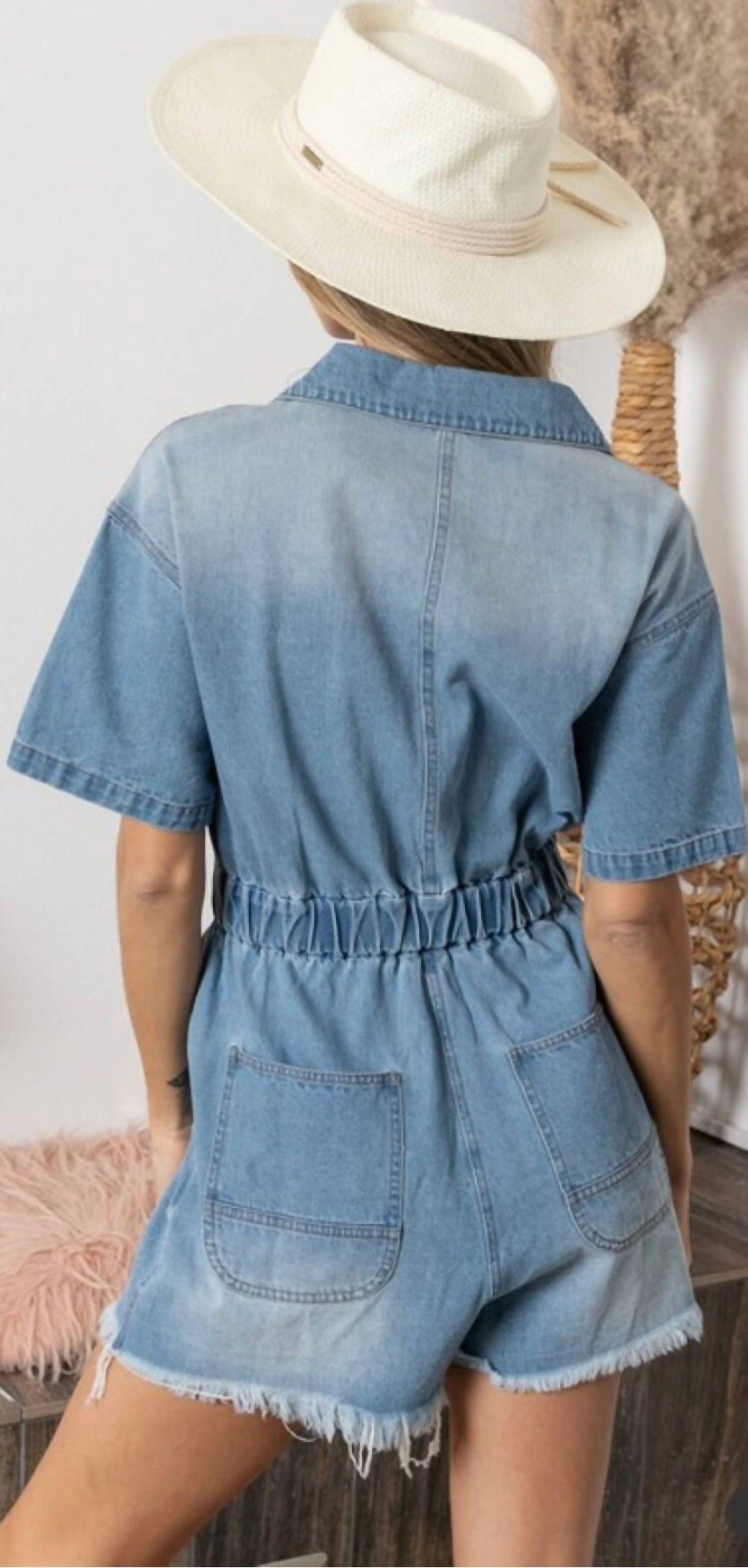 Bibi - Debbie Denim Romper