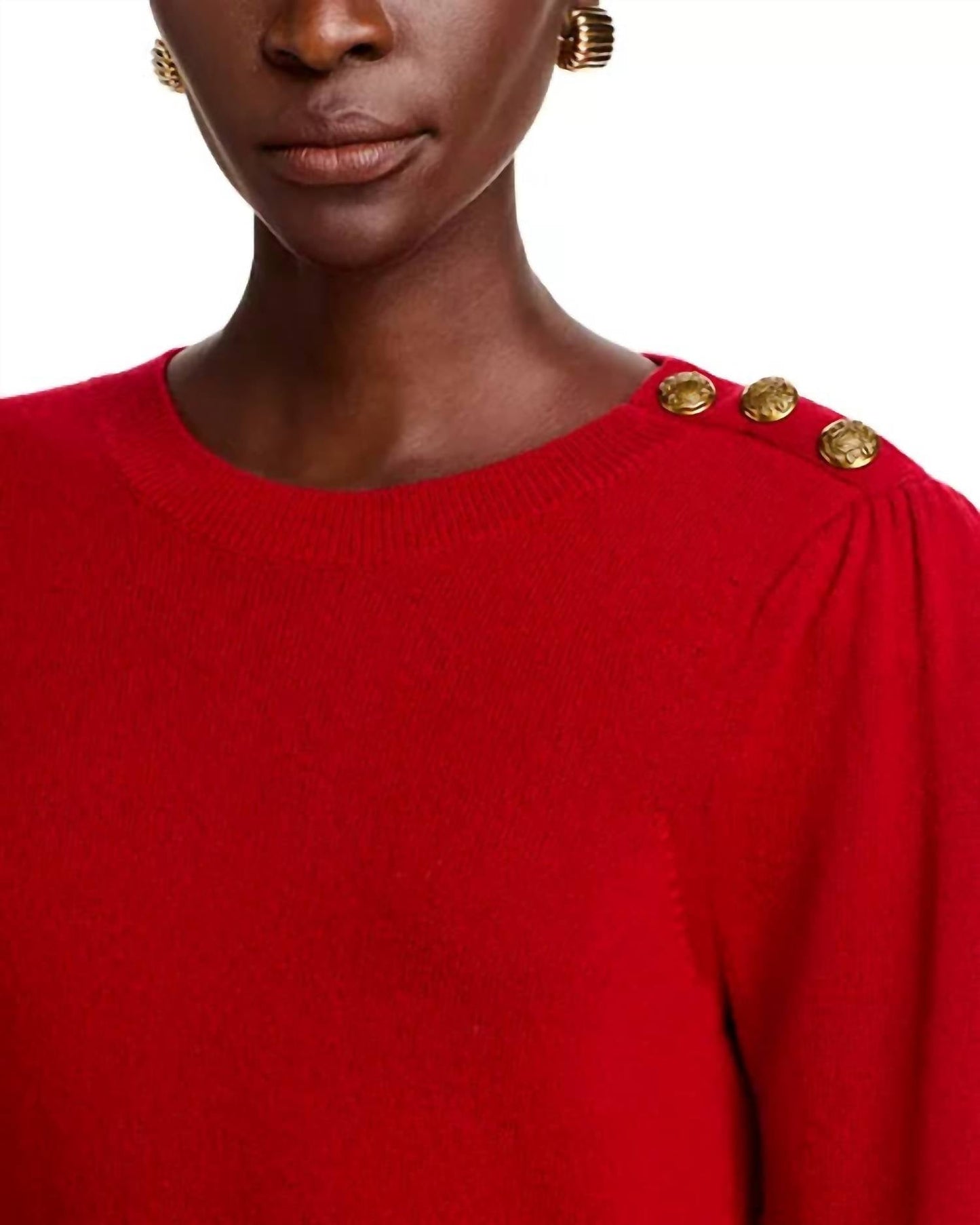 Veronica Beard - Nelia Cashmere Sweater with Crest Snaps