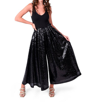Emily Mccarthy - Palazzo sequin pant