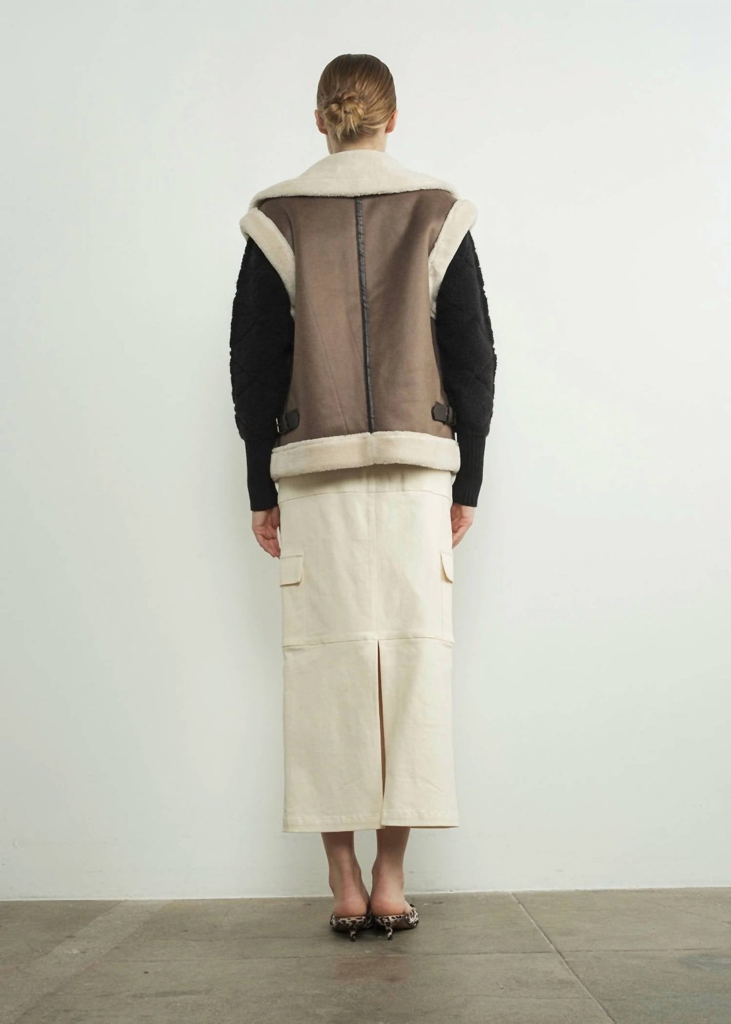 Aaron & Amber - Faux Leather Vest