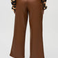 Joseph Ribkoff - Leatherette Wide-leg Pull-on Pants