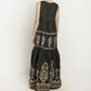 Greek Archaic Kori - Neva Feather Sleevless Maxi Dress