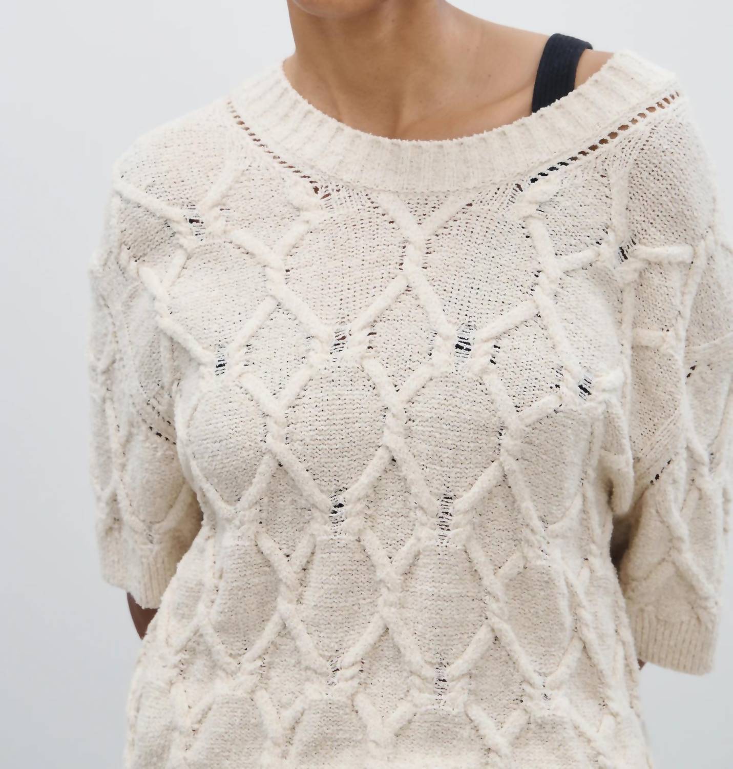Closed - Crew Neck Short Sleeve Blouse