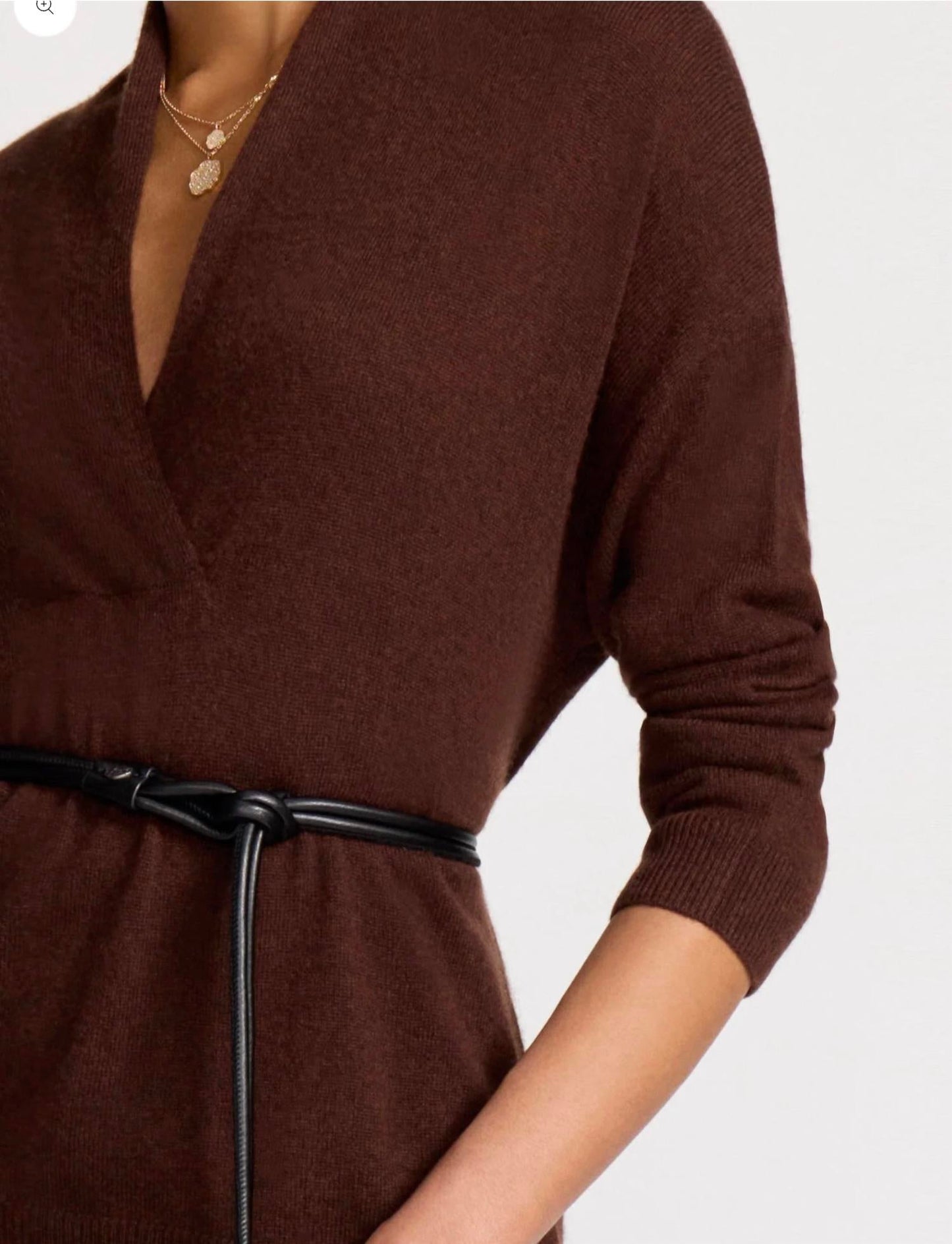 Brochu Walker - Siena Wrap Neck Cashmere Pullover