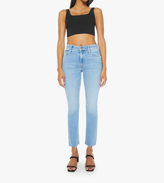 Mother - Mid Rise Dazzler Ankle Fray Jeans