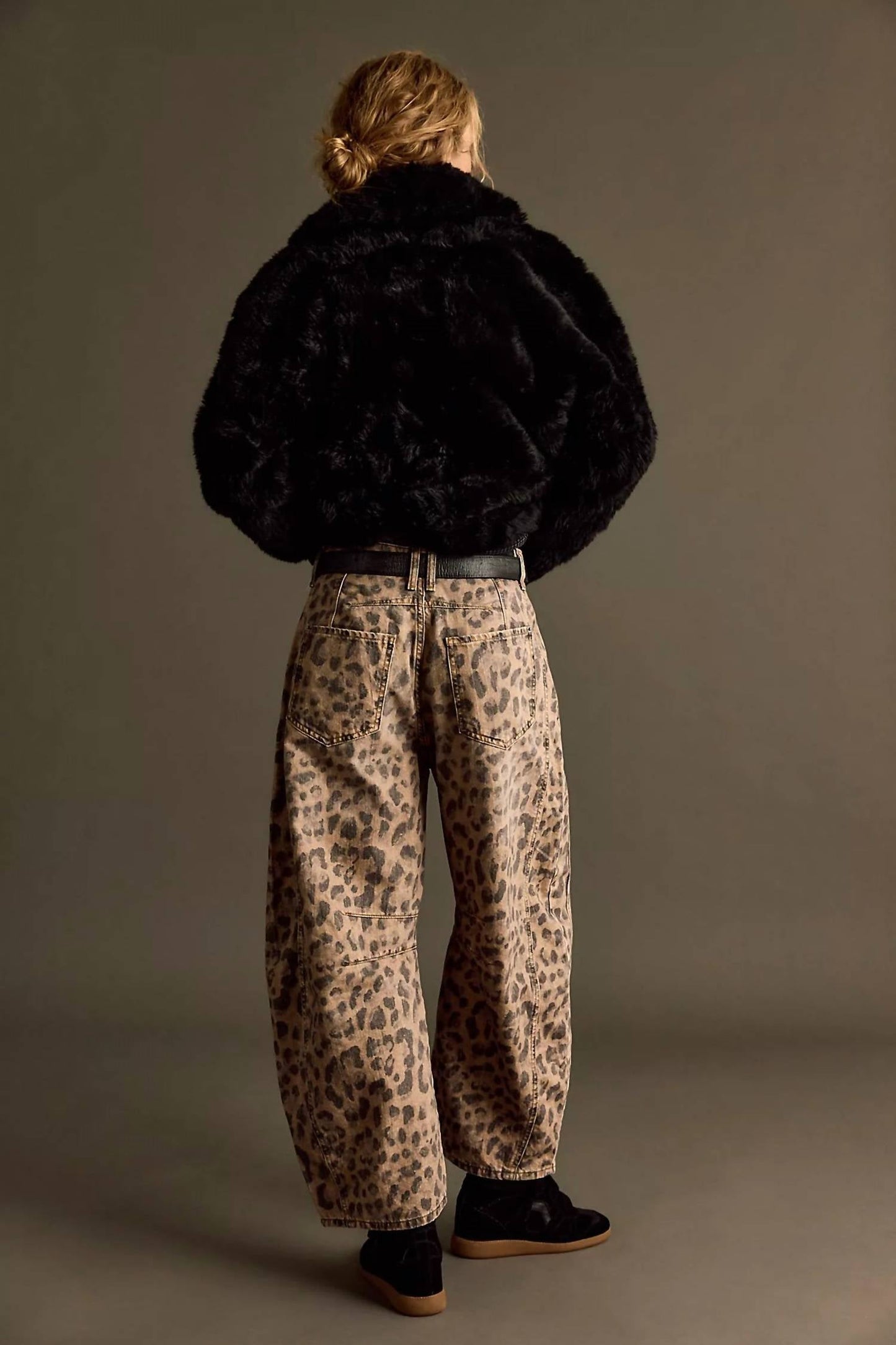 Free People - Good Luck Printed Barrel Jean