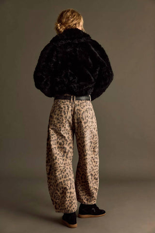 Free People - Good Luck Printed Barrel Jean