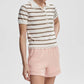 Varley - Faustine Button Stripe Neck Polo