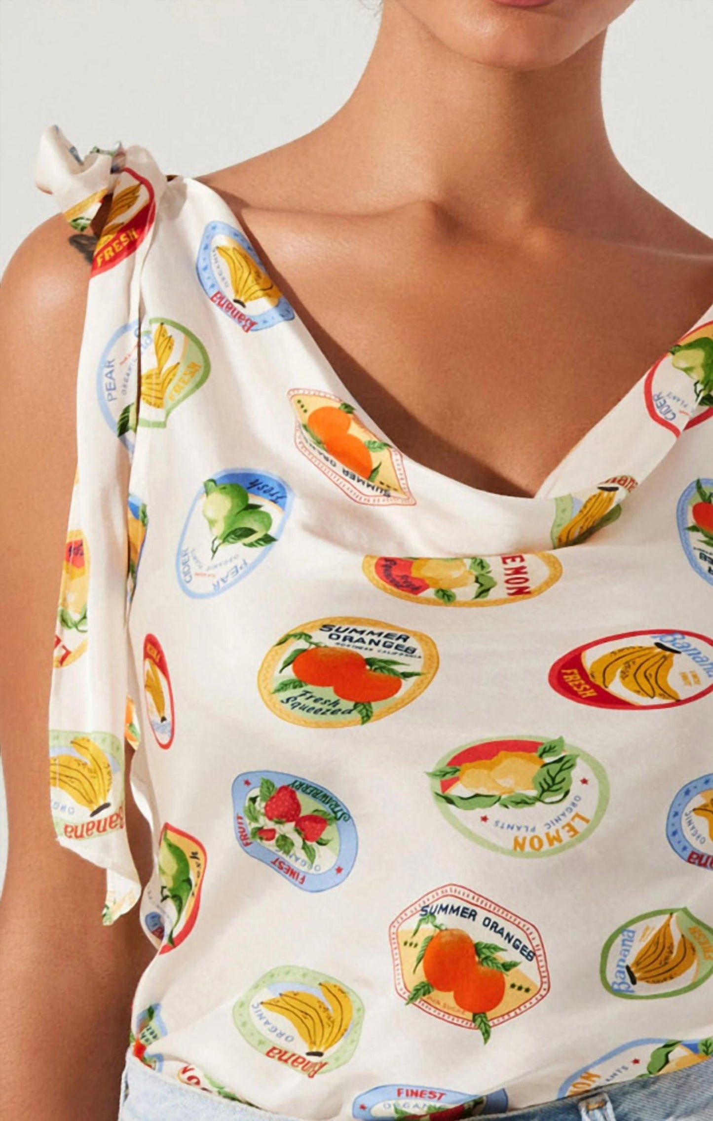 Astr - Allexina Cowl Neck Top