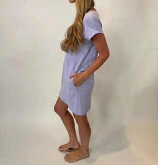 Bobi - Short Sleeve Raglan Mini Dress