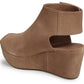 Chocolat Blu - Women's Peep Toe Wedge