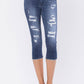 Judy Blue - Women's Patch Capris