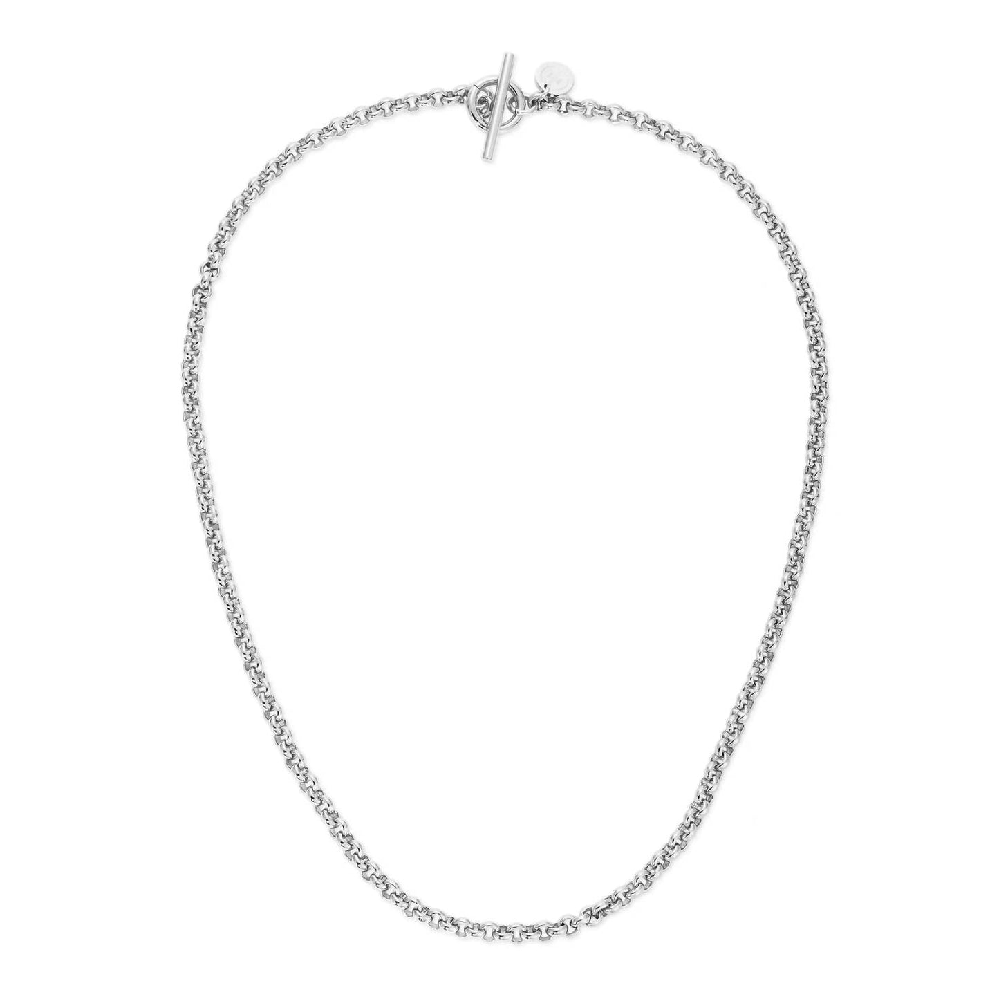 Eklexic - Women's Micro Royal Rolo Chain Convertible Lariat Necklace