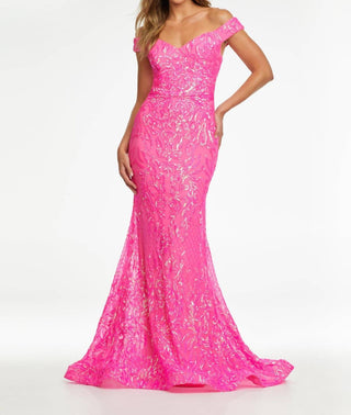 Ashleylauren - Fit And Flare Prom Dress