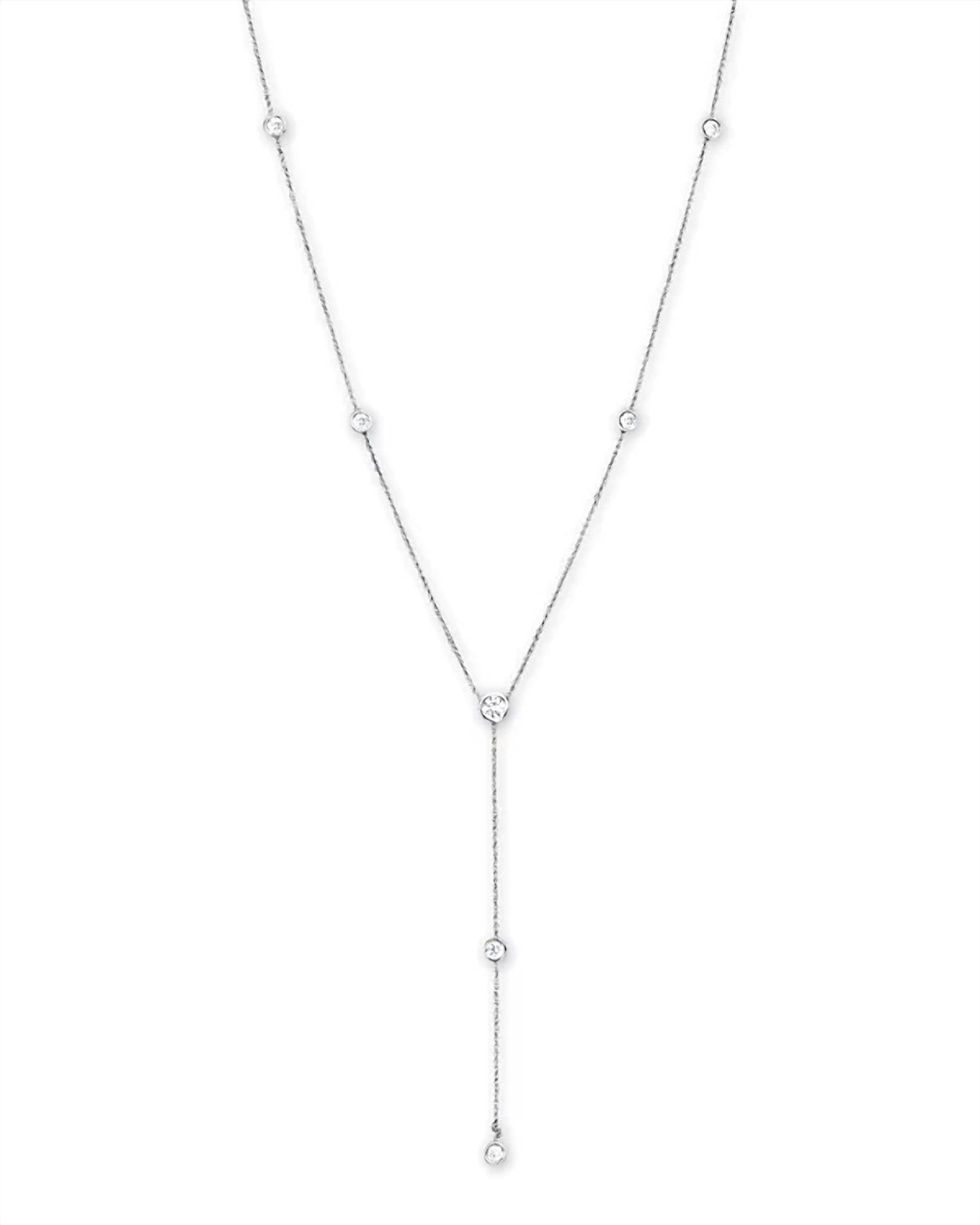 Diana M Jewels - 0.75 Diamond Lariat Necklace