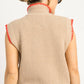 &Merci - Tie neck sweater vest