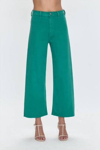 Pistola - Penny Crop High Rise Wide Leg Jean