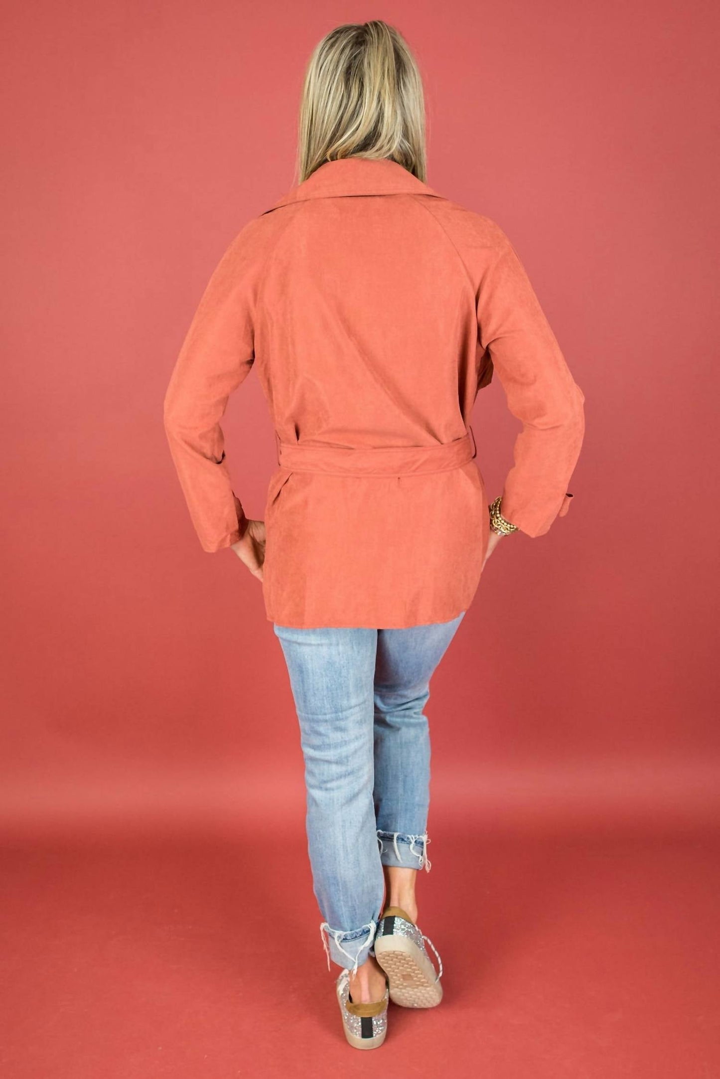 Entro - Classic Suede-like Jacket