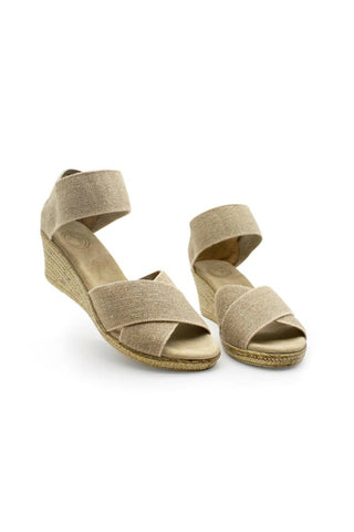 Charleston Shoe Co. - Sandália Cannon Wedge Feminina