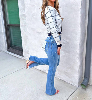 French Connection - Cardigan Xadrez