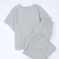 Aapparella - Textured T-shirt And Pant Set
