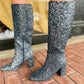 Corkys Footwear - Yolo Glitter Knee High Boots