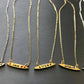 Jessica Elliot - Women's Enamel Small Surfboard Necklace - Love