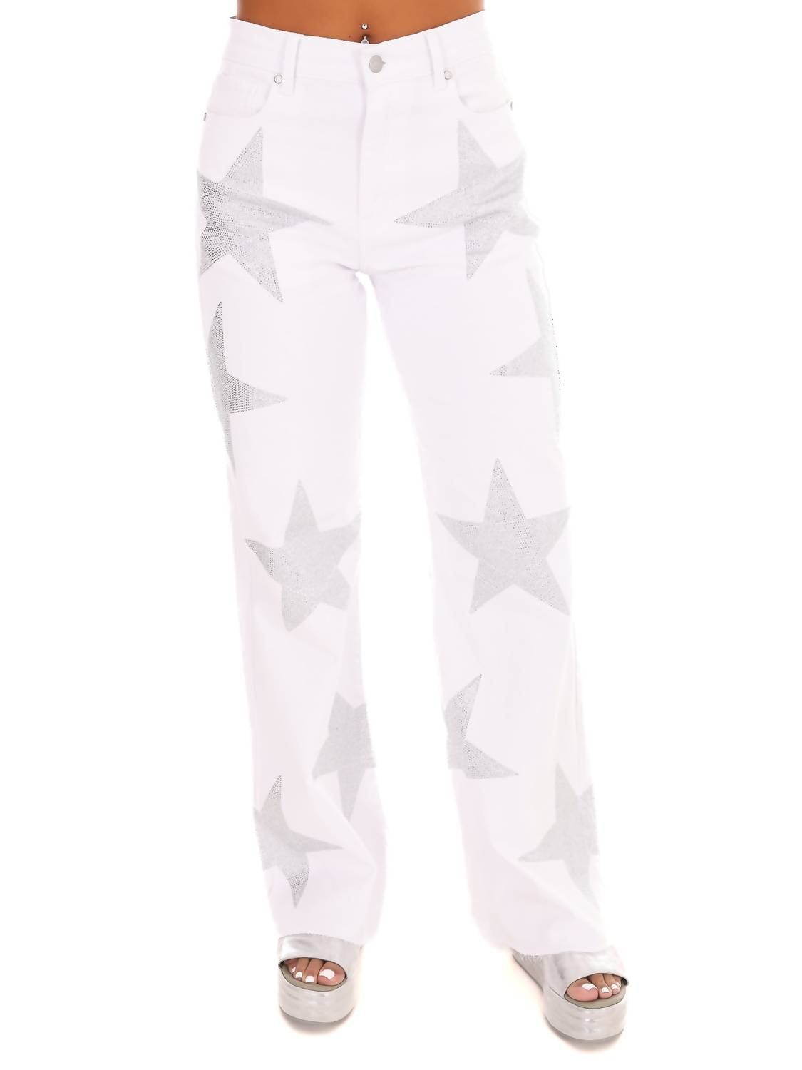 Vibrant M.I.U - Follow the Stars High Waisted Jeans