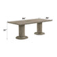 Gabrian 7 Pieces Dining Room Set - Reclaimed Wood, Beige / Gray