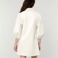 Dolce Cabo - Everywhere Leather Dress with Puff Sleeves