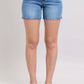 Judy Blue - Two Button Mid Length Dad Shorts