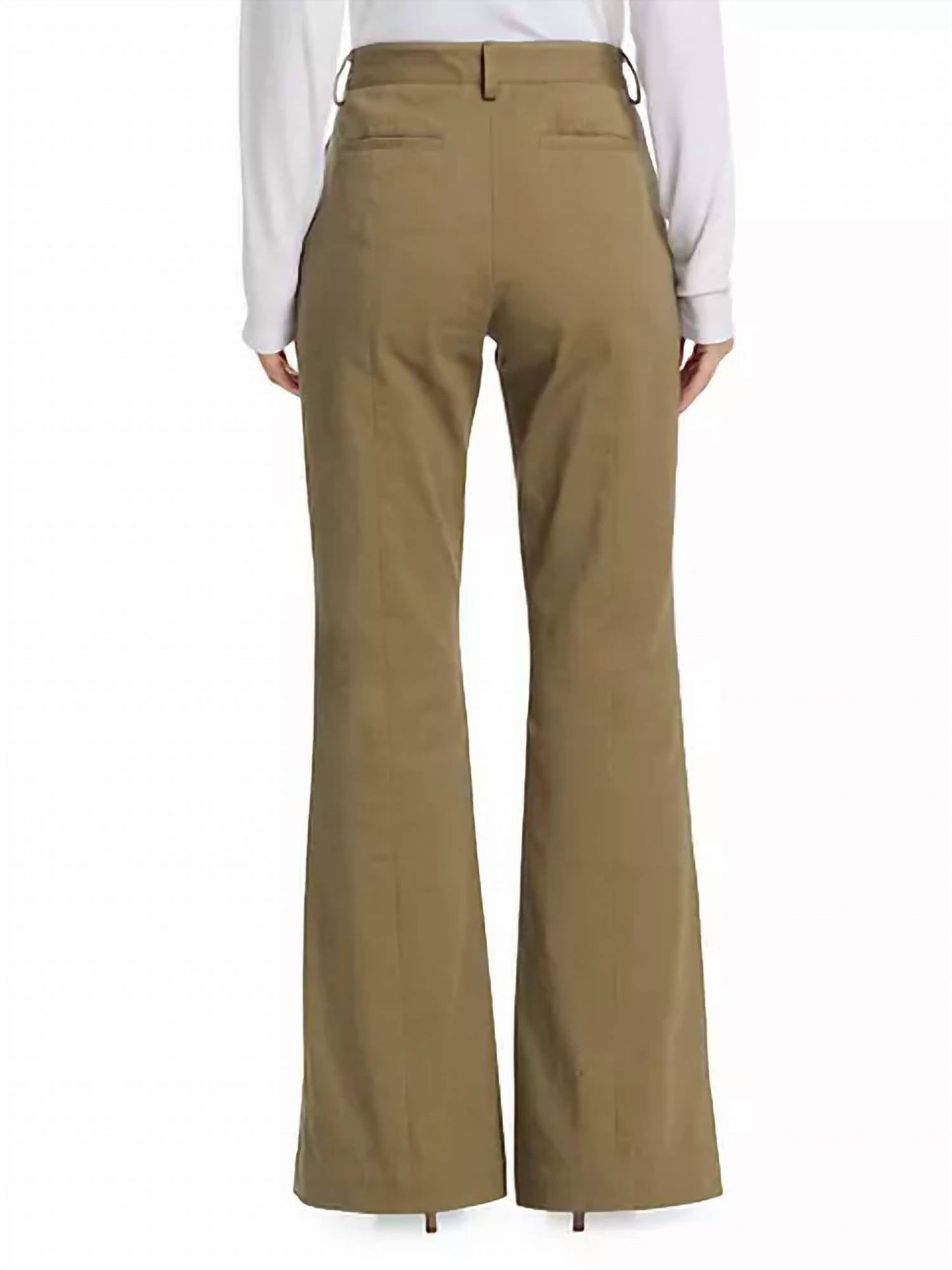 Atm - Cotton-Blend Twill Flare Pants