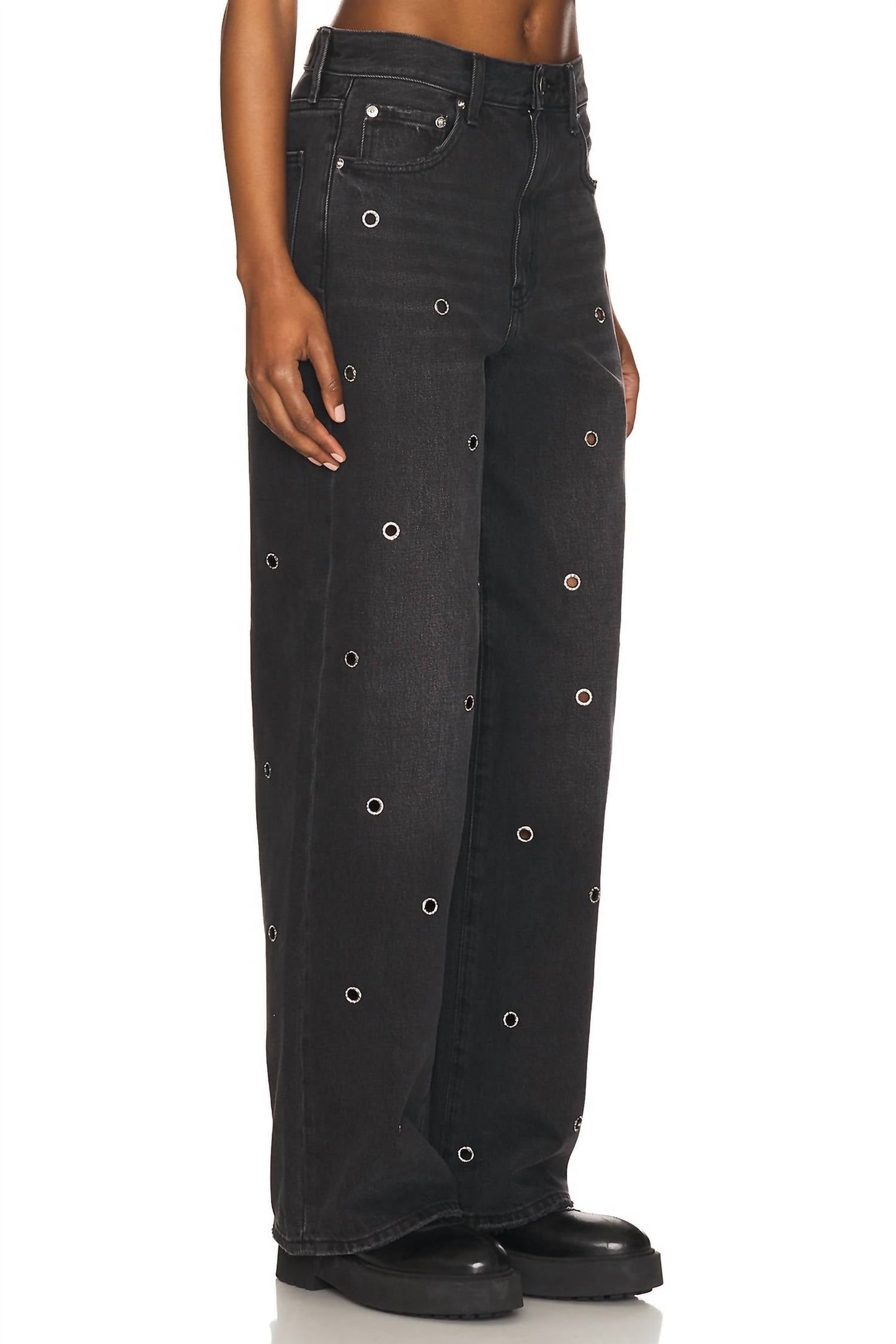 Pistola - Hendrix High Rise Wide Leg Jeans