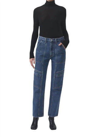 Calça Jeans Cargo Agolde - Cooper