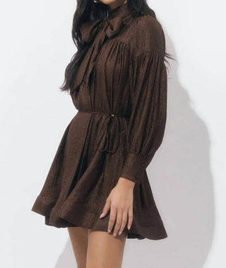 Adelyn Rae - Daphne Bow Mini Dress