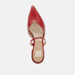 Dolce Vita - Women's Kanika Pointed Toe Strap Slip On Flats Sandal Shoe