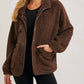 Bluivy - Women's Button Down Fleece Sherpa Jacket