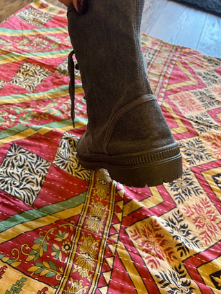 Very G - Women's Canvas Ankle Boots