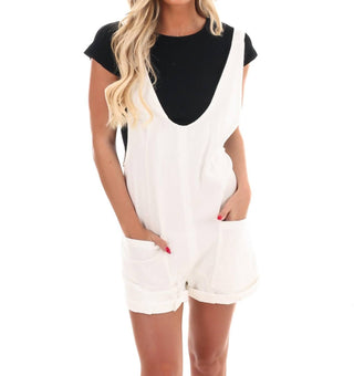 Ee:Some - Destined For More Sleeveless Denim Romper