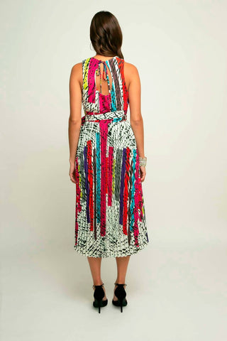 Eva Franco - Odette Pleated Midi Dress