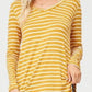 A.Gain - Long Sleeve V Neck Top