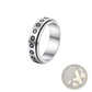 Celestial Stainless Steel Anxiety Spinner Ring Set