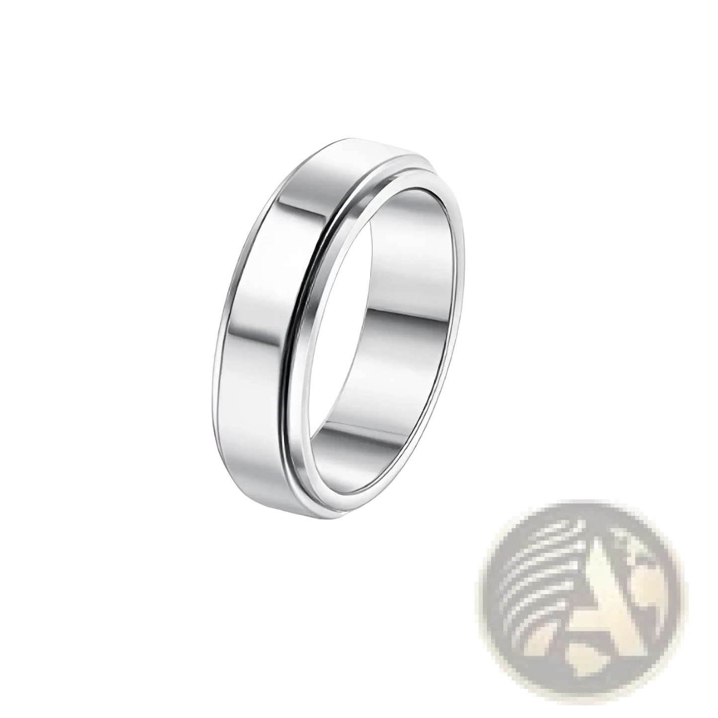 Celestial Stainless Steel Anxiety Spinner Ring Set