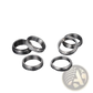 Celestial Stainless Steel Anxiety Spinner Ring Set