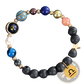 Celestial Zodiac Planet Matte Stone Beaded Bracelet