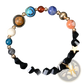 Celestial Zodiac Planet Matte Stone Beaded Bracelet