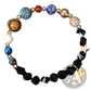 Celestial Zodiac Planet Matte Stone Beaded Bracelet