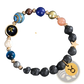 Celestial Zodiac Planet Matte Stone Beaded Bracelet