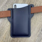 Brown Pu Leather Phone Holster with Belt Loop and Card Slots