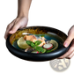 Ceramic Bowl Kiln Glazed Bone China Round Plate
